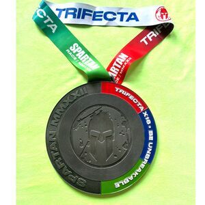 Spartan Race 2022 Multi-Trifecta X16 finisher medal (MMXXII)
